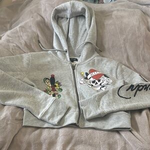 Ed hardy cropped jacket